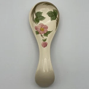Franciscan Desert Rose Spoon Rest Holder 9" England Flying F Great Condition - Picture 1 of 10