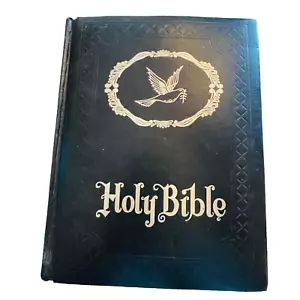Gran Biblia Santa 1971 versión King James Paloma de la Paz edición Regency Pub - Imagen 1 de 13