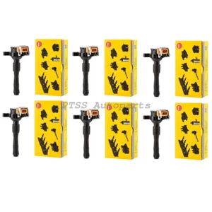 12131703825 6 pcs OEM NGK Ignition Coil For BMW 323i 328i 330i 528i X5 M3 U5005 - Picture 1 of 7