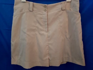 Nike Golf Fit Dry Ladies' Golf Skort Cream Size 12 Skirt Polyester Spandex - Picture 1 of 8