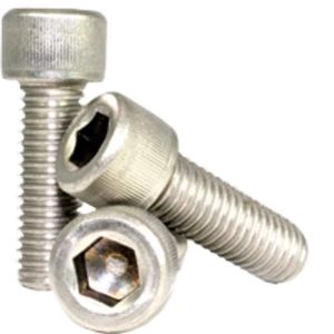 #8-32 x 1" Socket Head Cap Screws, 18-8 Stainless Steel A2, Coarse, FT, Qty 25 - Picture 1 of 1