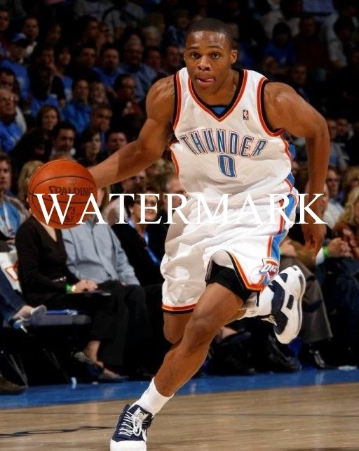 RUSSELL WESTBROOK Oklahoma Thunder Glossy 8 x 10 Photo Poster - Image 1 of 1
