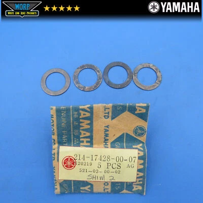 4 OEM YAMAHA DT RT 1 2 3 75 YZ 250 360 EJE DE TRANSMISIÓN CUÑAS 214-17428-00-07 Foto 1 de 3