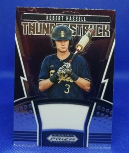 2020 Panini Prizm Draft Picks Baseball #TH-4 Robert Hassell Thunderstruck Prizm - Picture 1 of 2