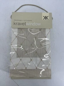 KRAVET Window Panorama 118" Sheer Sample Book #1515 - Picture 1 of 11