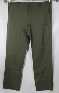 Pantalones elásticos verdes originales resistentes a la intemperie vintage para hombre 40 X 32 Reg. Ajuste - Imagen 1 de 14
