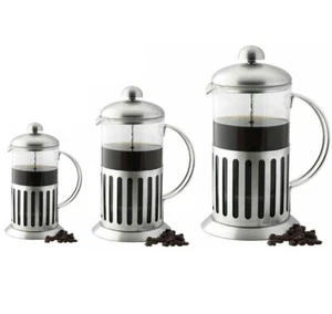 Edelstahl Apollo French Press Kanne Glaskanne Kaffeemaschine Kolben Espresso - Bild 1 von 3