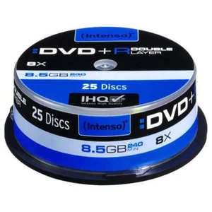 25 Intenso Dvd+r 8,5 Gb Double Layer 4311144 (4034303008384) - Bild 1 von 2