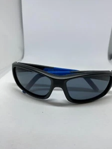 DUCO Junior DCK005 C1 Matte Black with Blue/Grey Polarized Sunglasses 58-15-120 - Picture 1 of 6