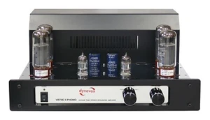Dynavox VR-70E II Phono amplificador de tubo cromado con entrada MM/MC ¡Phono! - Imagen 1 de 6