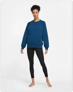 NWT Nike Women's Ruched Calf Yoga 7/8 length Tights, CU8607-010, black - Picture 1 of 4