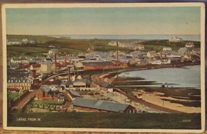Postal irlandesa LARNE FROM W West Antrim Irlanda del Norte San Valentín color carbono - Imagen 1 de 2