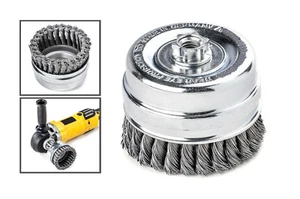 1 Stk  Topfbürste  LESSMANN gezopft  125 mm - Aufnahme M14 für Winkelschleifer - Bild 1 von 1