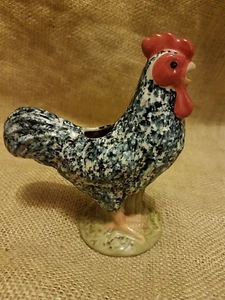 Isabelle de Borchgrave Small Creamer Chicken Hen Gray - Picture 1 of 8