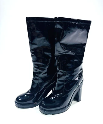 Botas hasta la rodilla Jil Sander azul marino talla 38,5 Foto 1 de 4