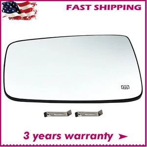 Left Driver Side Exterior Mirror Glass W/ Power Heated For Dodge Ram 1500 2500 - Foto 1 di 11