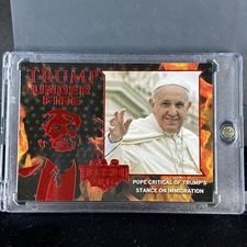 Decision 2016 Trump Under Fire #TUF21 Pope Francis - Red Foil (Ultra Rare) SSP