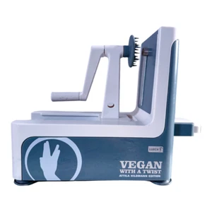 Grau Weiß Gemüse Spiralisierer Spiralisierer Hobel Küchengerät - Bild 1 von 5