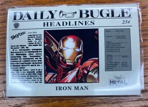2021-22 Skybox Marvel Metal Universe Spider-Man DAILY BUGLE #DB-8 IRON MAN - Bild 1 von 3