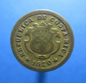 COSTA RICA 5 CENTIMOS 1920 KM 151 #4803# - Picture 1 of 3