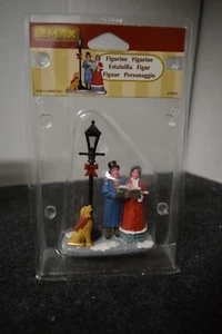 Lemax #42256 Statuine per cani Christmas Carolers luce stradale - Foto 1 di 2