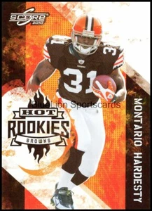 Score Hot Rookies #25 Montario Hardesty 2010 - Imagen 1 de 2