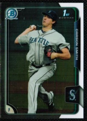 2015 Bowman Chrome Prospects Carson Smith Seattle Mariners #BCP164 - Image 1 of 2