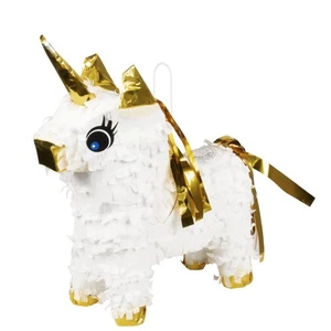 Boland 10201473 Unicorn Mini Pinata, Grey, White, Standard Size - Picture 1 of 5