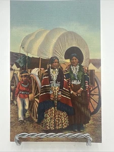 AK Navajo Frau im einheimischen Gewand Leinen unbespielt - Bild 1 von 10