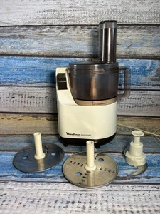 Moulinex Multichef 588 Retro Food Processor Mixer + Accessories Beige Brown - Picture 1 of 15