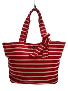 kate spade new york Tote Bag Red Stripe Used Corner Dirt - Bild 1 von 9