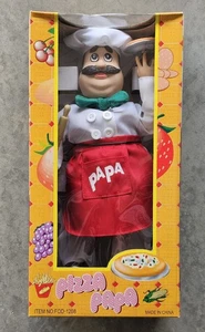 PIZZA PAPA Singing Dancing Pizza Guy Kris Nordine Rare New In Box - Damaged Box - Picture 1 of 15