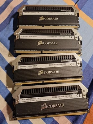 48GB (12x4GB) Corsair Dominator Platinum CMD16GX3M4B2133C9 DDR3-2133 RAM  - Image 1 of 4