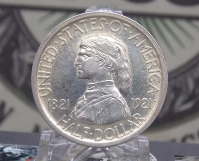 1921 Classic Commemorative *MISSOURI* Silver Half Dollar 50c #EC1 ECC&C, Inc. - Image 1 of 3