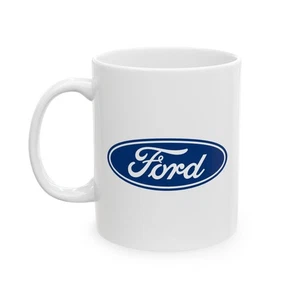 Taza de café Ford - Taza de cerámica para amantes de los autos y ventiladores de automóviles clásicos - Imagen 1 de 5