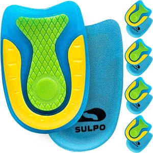 Sulpo 4 Paare Fersensporn Einlagen Fersenkissen Spornfix Gel Fersenpolster Zur L - Bild 1 von 12
