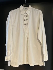Camicia tradizionale da donna manica lunga bianca circa taglia 40 di Imperial Landhaus - Foto 1 di 2