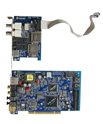 Genuine E-MU Systems EM8810 PCI Sound Card with EM8830 MIDI Daughter Card - Image 1 of 4