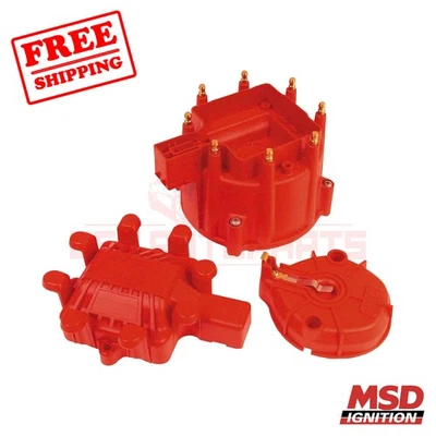Kit de tapa y rotor de distribuidor MSD para GMC C3500 79-1989 Foto 1 de 2