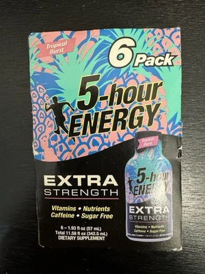 Paquete de 6 ráfagas tropicales Energy Extra Strength de 5 horas  Foto 1 de 4