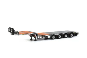 WSI 04-1140 Broshuis Semi Low Loader Trailer (4 Axle) Scale 1:50 - Picture 1 of 6