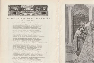 1915 Carolyn Wells Zeitschrift Gedichtseiten ~ Prinz Hildebrand ~ Gertrude Waugh Illustr. - Bild 1 von 1