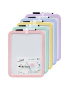 A4 Magnet Whiteboard trocken abwischbar weiß Memo Notiztafel Home Office Stift + Radierer - Bild 1 von 4