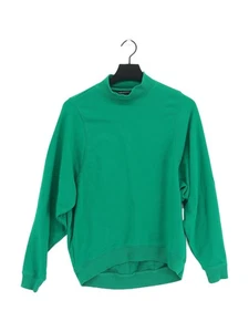 Monki Damen Pullover XS grün Baumwolle mit Polyester Stehkragen Pulli - Bild 1 von 6