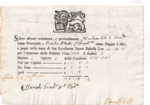 XX93-REP. DI VENEZIA-CHIOGGIA RICEVUTA PAGAMENTO TASSA - Picture 1 of 1