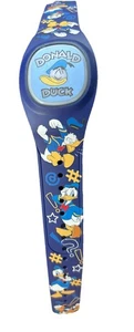 Disney Parks Magic Band Plus Clásico Donald Duck Expressions Azul Soldatdw Mundo - Imagen 1 de 2