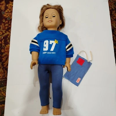 American Girl 18" Doll Emily Bennett 2008 Blue Eyes Reddish Hair Lazy Eye Read - Image 1 of 4