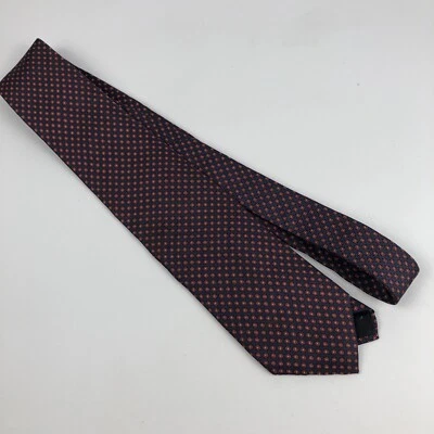 Vintage Austin Reed Tie 57" 3" Geometric Blue READ LOOK - Image 1 of 4