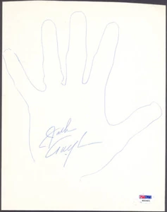 JACK TWYMAN - HAND/FOOT PRINT OR SKETCH SIGNED - Picture 1 of 1