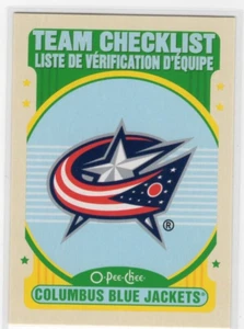 Columbus Blue Jackets 21-22 O-Pee-Chee OPC Retro Team Checklist #559 - Picture 1 of 1